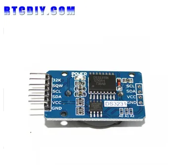 

DS3231 AT24C32 IIC Module Precision Clock Module 3.3V-5.5V DS3231SN for Arduino Memory module (without battary)
