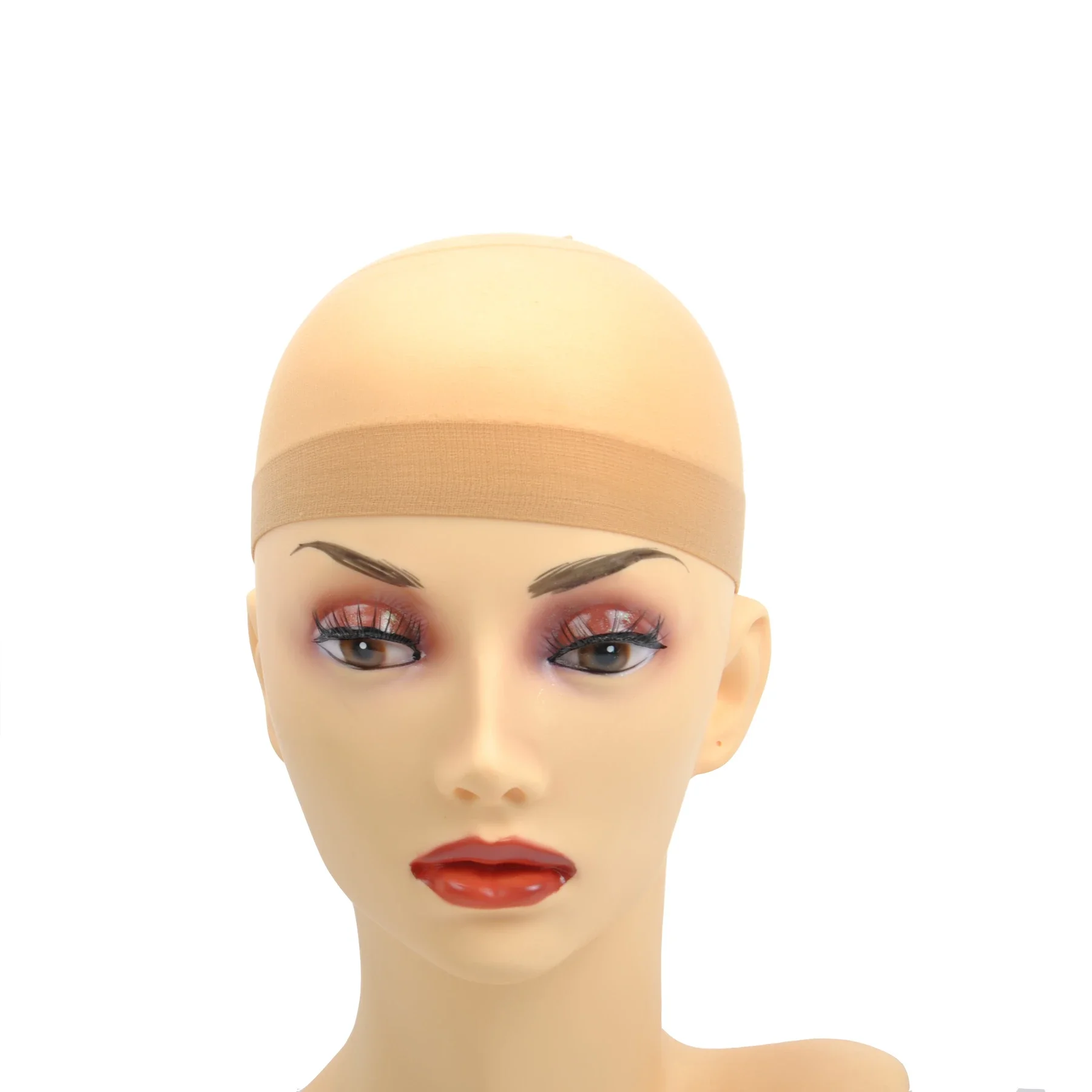 200 шт./лот, синтетический чулок, парик, шапка, парик, сетка-лучшее качество-черный/коричневый/свежий