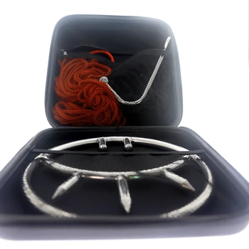 Stainless Steel Japanese Shibari Ring Set Suspension Bondage Gear Accessories Chastity Device BDSM Game Sex Toys 09