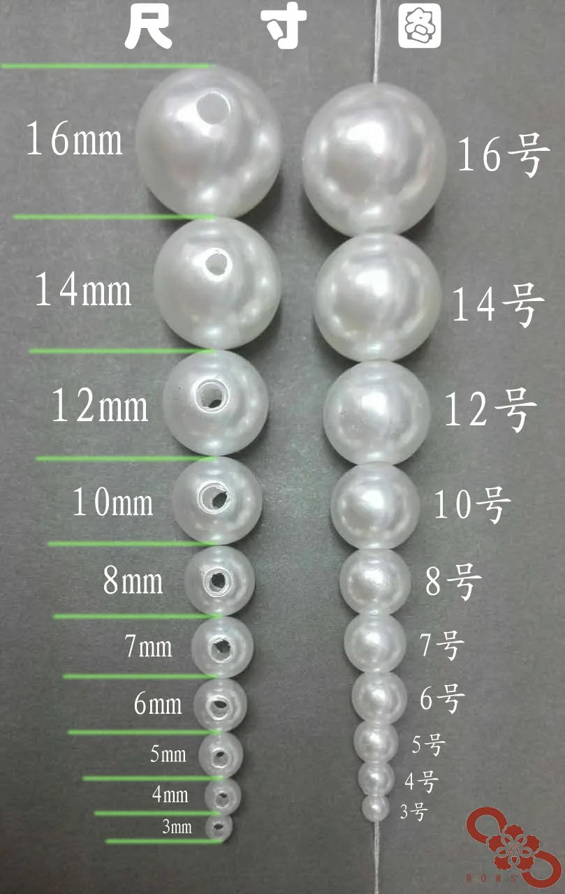 Acrylic Spacer Beads Loose Beads For Jewelry Making DIY 4/6/8/10/12/14/16/18/20mm