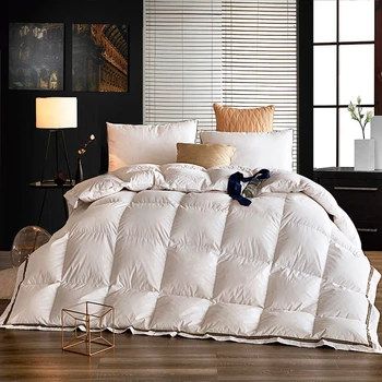 

Twin/full/queen/king size Luxury Bread Duvet Filling Goose Duck Down Winter warmest Comforter Quilt Blanket with 2.5~4.5kg Fille