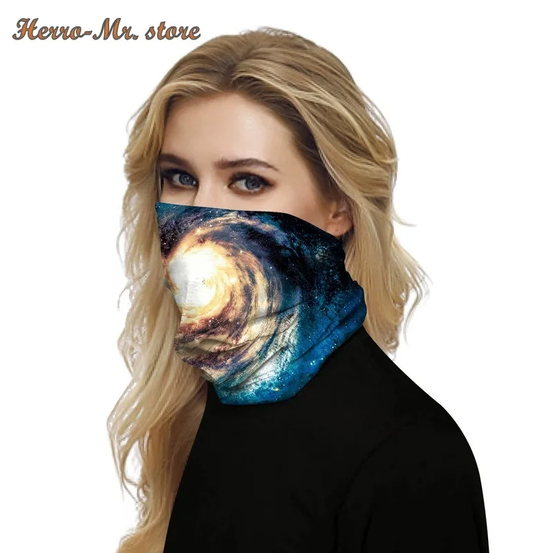 

Unisex Naruto Red Cloud Galaxy Milkyway Printed Headband Balaclava Beanie Multi-function Magic Scarf Neck Gaiter