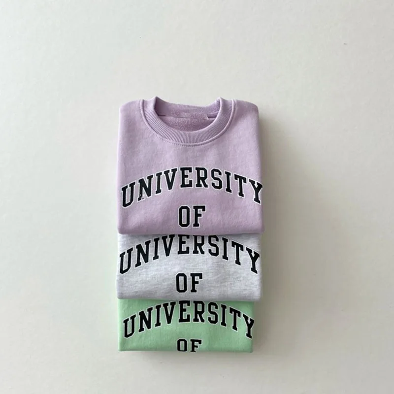 Baby Hoodies Sweatshirts Letter Print Infant Toddler Clothes