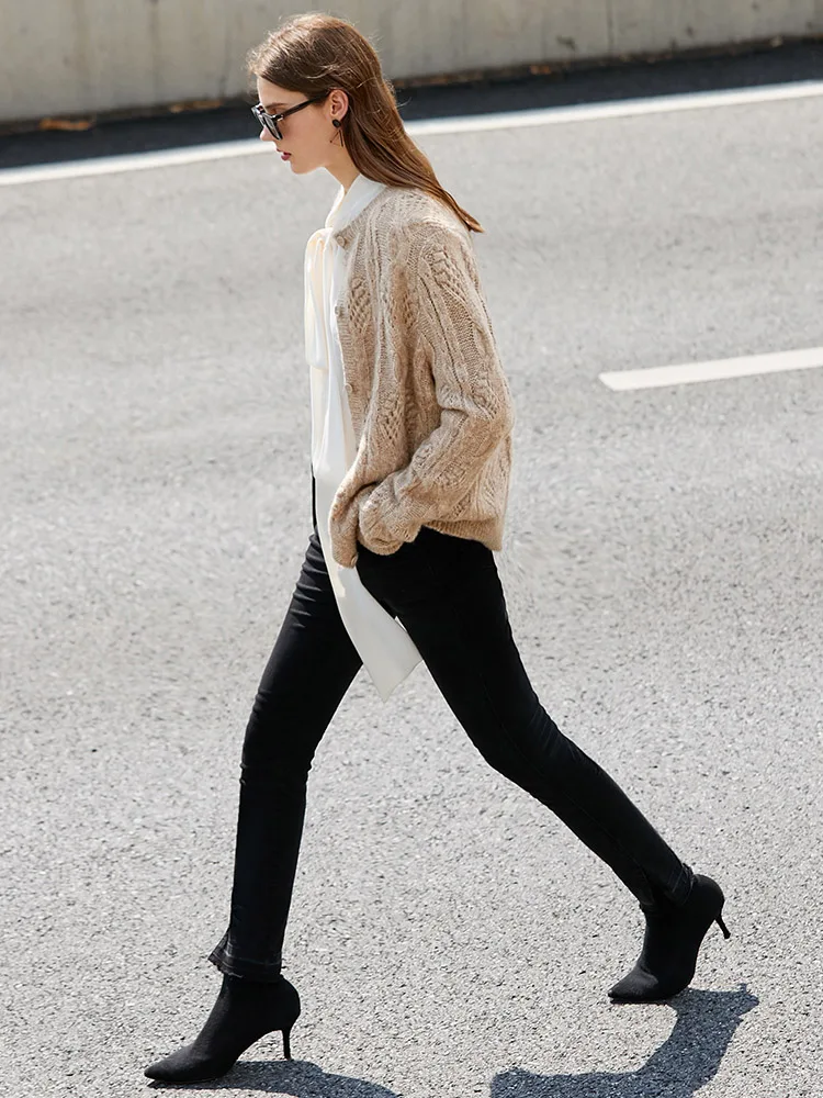 Amii Minimalism Autumn Winter Causal Female
