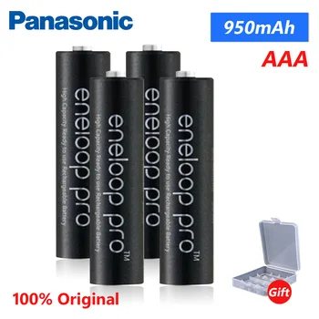 

Panasonic Eneloop Pro Original AAA Battery 950mAh Rechargeable 1.2V NI-MH High capacity For Flashlight Toy Pre-Charged Batteries
