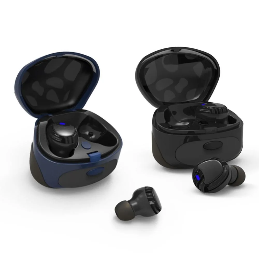 Наушники T7 Bluetooth 5,0, мини Беспроводные спортивные наушники с двойной ручкой, стерео звук, водонепроницаемые наушники, игровые наушники Hea