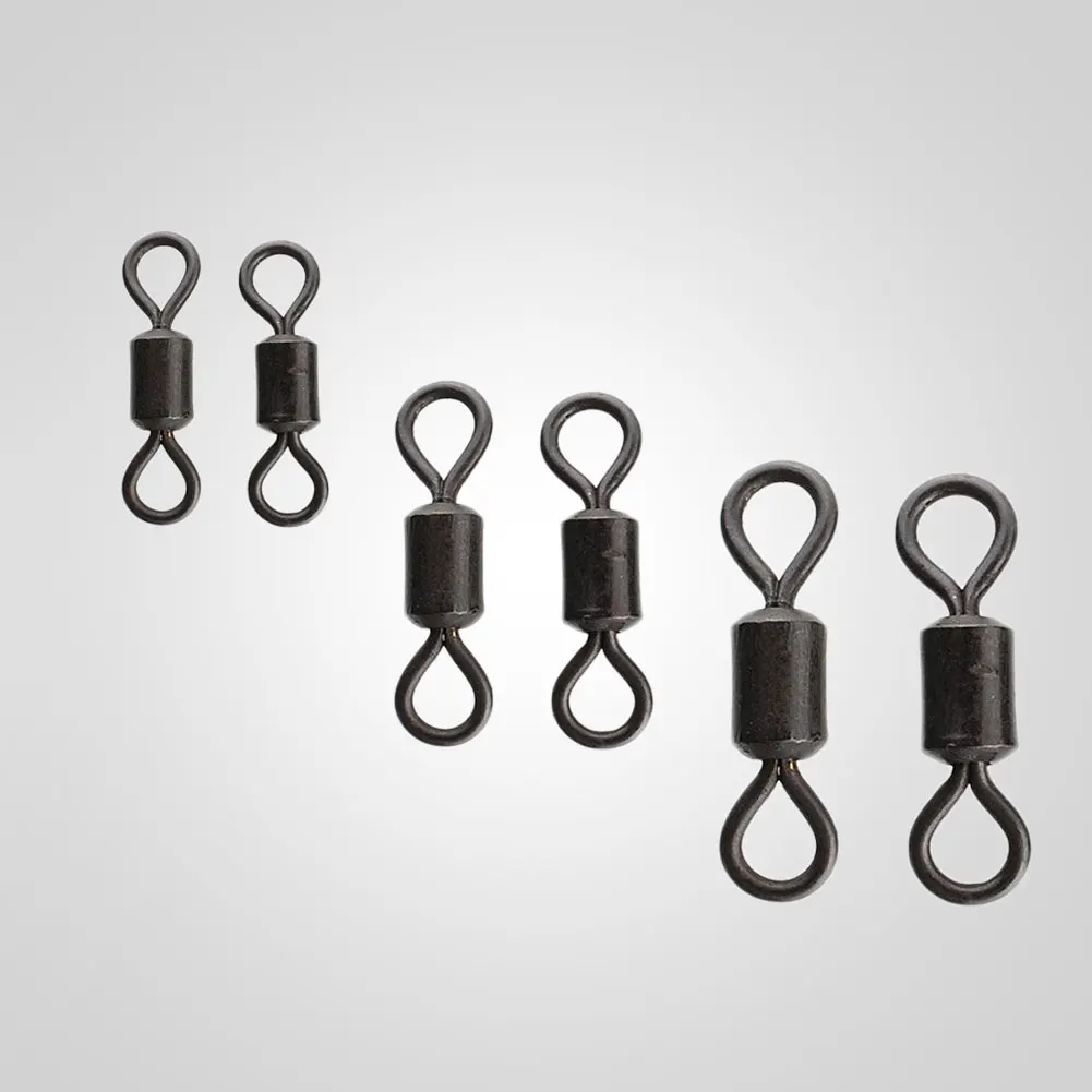 Bait Connector Rings Fishing Rolling Fish Swivel Fishing Tackle Fishing Gear Hook Connector Lures Fishing Connector Carp