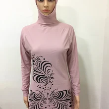 Размера плюс Мусульманский купальник женский скромный цветочный принт полный купальник ислам ic хиджаб ислам Буркини пляжная одежда для ванной