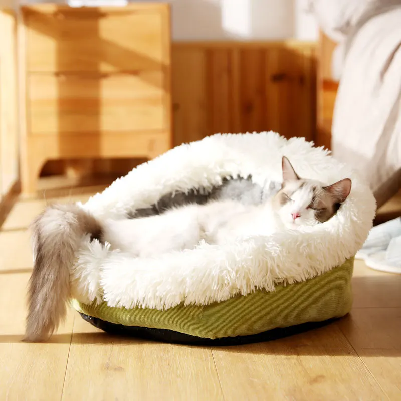 Зимние теплые товары для домашних животных Подушка для кошек губка с животными для собак Забавные игрушки кровати коврики диван подушка шезлонг для кошек