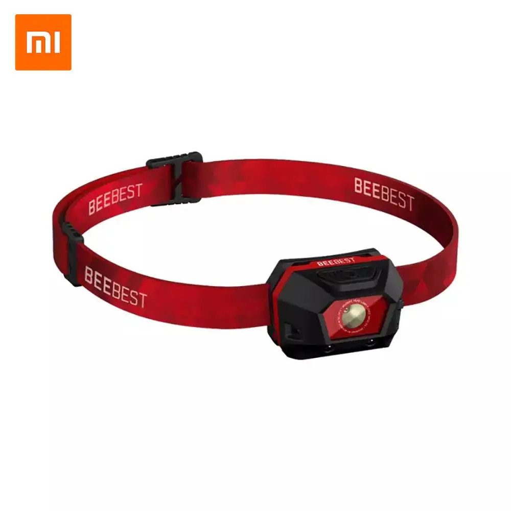 

Xiaomi LED Headlamp Head Mounted Flashlight Rechargeable Headlights Warning Light For Outdoor Camping Tourism Night Running