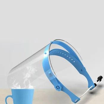

10pcs Face Shield Frame Cover PET Protective Visor Transparent Safety Isolation Face Shield Full Face Cover Protective Film