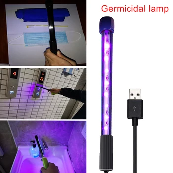 

5W Portable LED UV Disinfection Lamp Germicidal Sterilizer Light Handheld