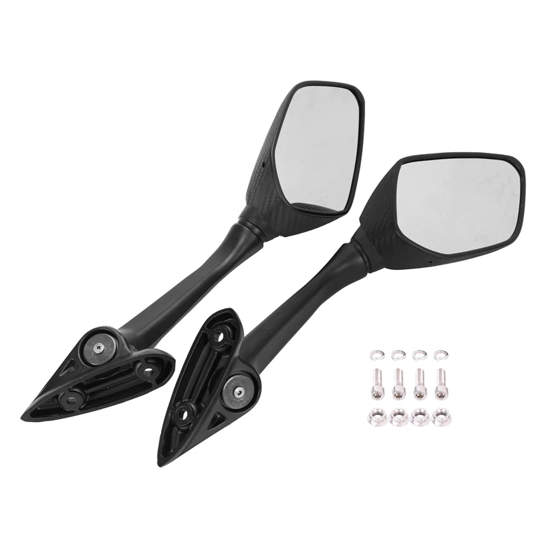 2 Pcs Motorcycle Side Mirror Black Plastic Rearview Mirror for Yamaha XMAX 300 400 125 250- Motorcycle Accessories