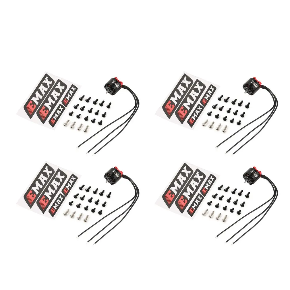 

4PCS Emax RS1306B 2700KV 3-4S Lightweight Powerful Brushless Motor for For Micro FPV Racing RC Drone Quadcopter Spare Parts
