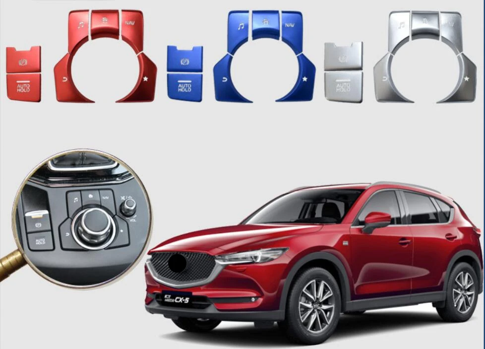 Автомобильная фоторамка отделка наклейка на стояночный тормоз для Mazda крышка