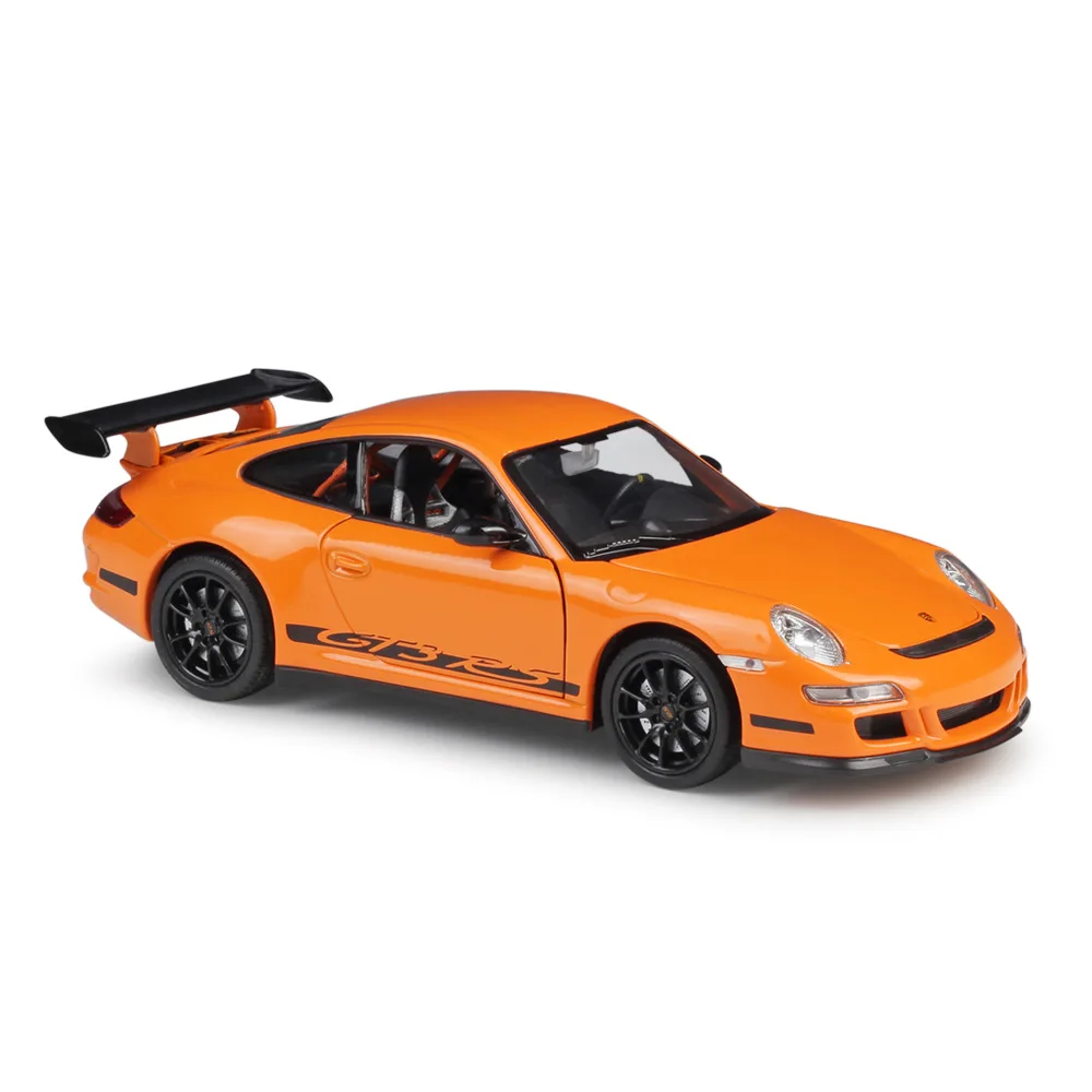 1:24 Welly модели автомобилей из сплава для 911(997) GT3 RS литая модель автомобиля детские игрушки Рождественский подарок коллекция для взрослых - Цвет: Оранжевый