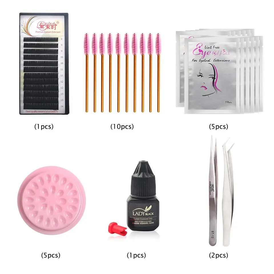 Лидер продаж набор для макияжа наращивания ресниц высококачественные