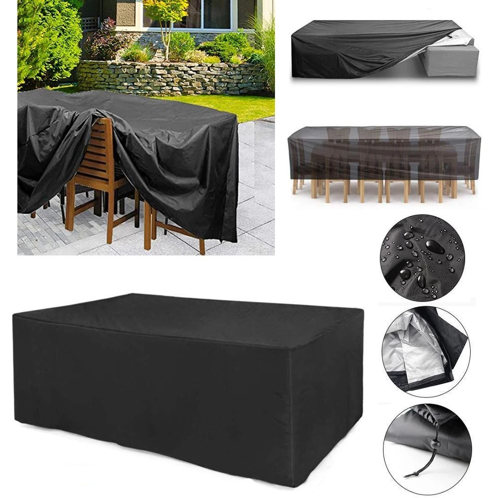 Outdoor Furniture Dustproof Dust Cover For Rattan Table Chair Sofa
