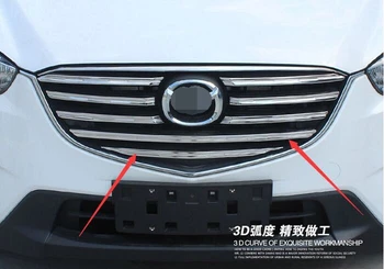 

High quality plastic ABS Chrom Medium net trim strip For 2015 Mazda CX-5(9PC)