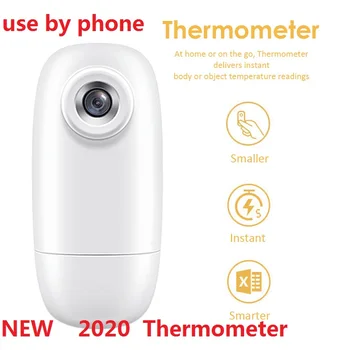 

2020 New Smaller Non-contact Contactless IR Infrared Forehead Body Temperature Measurement T-ype C Chargeing Port App Control