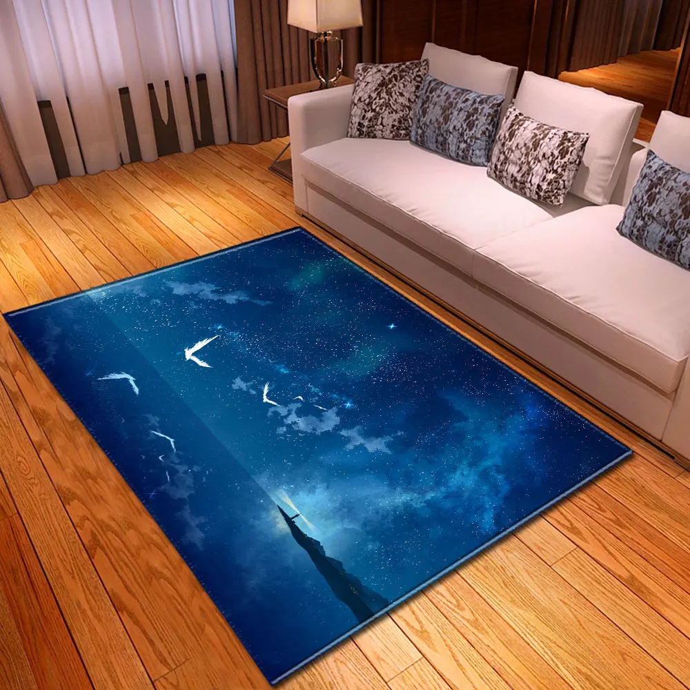Скандинавские 3D Вселенная Галактика космические ковры домашний декор