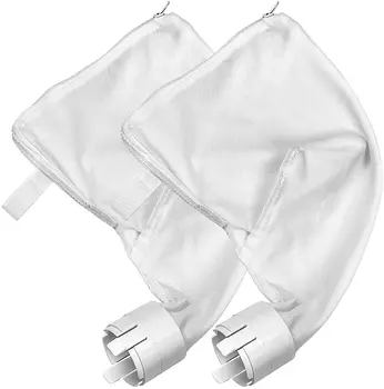 

2 Pcs Cleaner Tool Swimming Pool Filter Bag Pool Vacuum Head Bag All Purpose Polaris Bag Pool Cleaner Suction Machine Zipper Bag