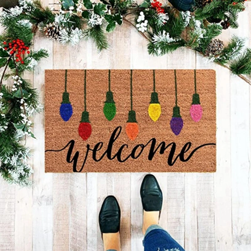 herfst Vermomd Communisme Deurmat Indoor Entree Kerst Deurmatten Welkom Thuis Tapijt Voordeur Mat  Decoraties Xmas Keuken Tapijt|Mat| - AliExpress