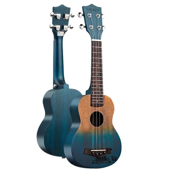 

21 Inches Beginner Ukulele 4 String Guitar Kit With Interesting Pattern
