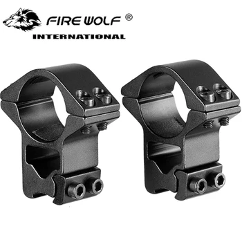 

25.4mm / 1" Ring Scope Mount High Profile Double Screw Strap 11mm Doverail Rail Base Lasers Flashlight Hunting 1 Pair