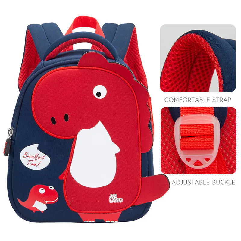 GREATOP New Children School Bags 3D Dinosaur Cartoon Kids Bag Cute Toddler School Boys Backpack Kindergarten Mochila Infantil