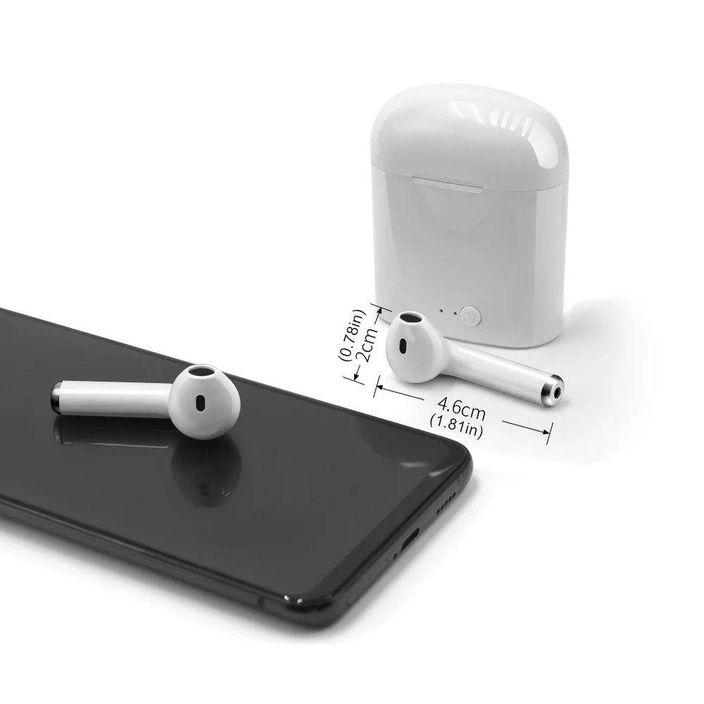 i7s TWS Wireless bluetooth Earpiece Bluetooth 5.0 Earphones sport Earbuds Headset With Mic For smart Phone For Xiaomi For Samsun