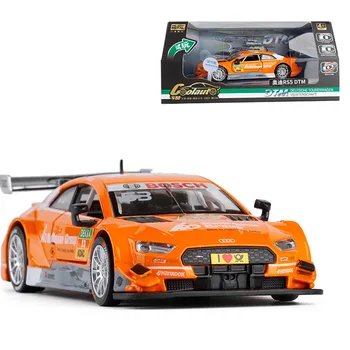 

1:32 high simulation racing car Audi RS5 alloy car sound and light pull back door can drive model toys for children gifts