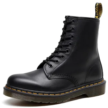 preço Sapatos Femininos Botas 2020 Goth Inverno Senhoras Ankle Boots Designer Martens Gótico Chelsea Cowboy Mulas Apartamentos Mocassins De Couro Oxford