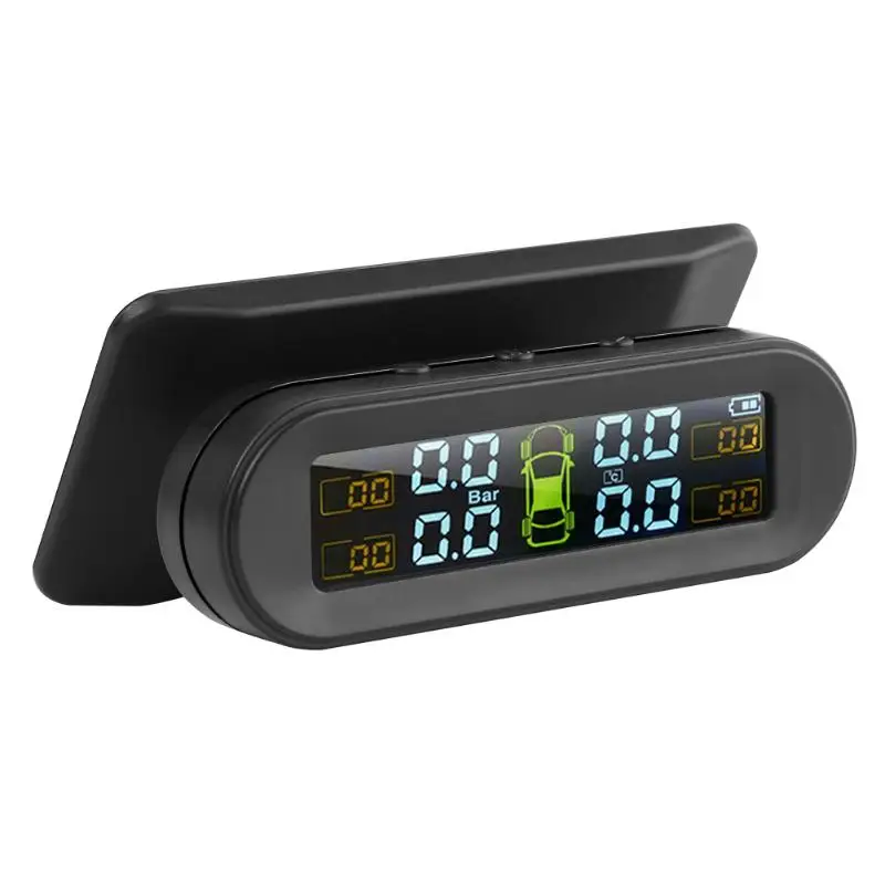 Простота автомобиля TPMS Солнечная usb зарядка ЖК-дисплей автомобильная система контроля давления в шинах Система контроля давления в шинах s