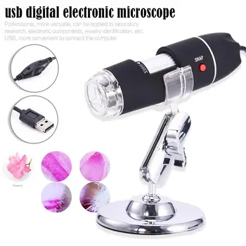 

Professional USB Digital Microscope 0-1600X 8 LED 2MP Electronic Microscope Endoscope Zoom Camera Magnifier+ Lift Stand