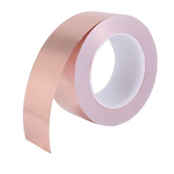 Copper Foil Tape 50mm x 30M for EMI Shielding Conductive Adhesive for Electrical Repairs,Snail Barrier Tape Guitar
