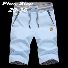 VXO, Брендовые мужские повседневные льняные хлопковые клетчатые шорты, летние мужские шорты, мужские пляжные шорты размера плюс 29-36