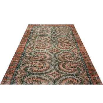 

Handmade Natural Vintage Turkish Area Rug 171x267 Cm-5'7''X8'9''