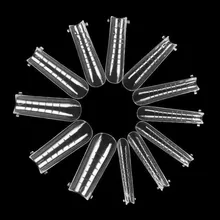 120 stücke Top Formen von Mandeln Nagel Dual Formen Tipps Schnell Gebäude Gel Form Tipps Nagel Erweiterung Forms Top Formen 1pc Clip Build-Form