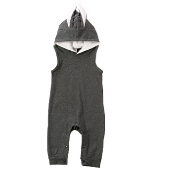 

Newborn Baby Boy Girl Bunny Cotton Hooded Romper Rabbit Outfits Summer Sleeveless Baby Clothes