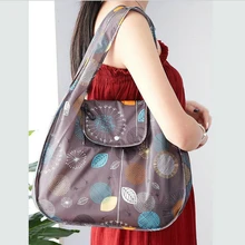 Складная сумка для покупок в супермаркете, сумка из ткани Оксфорд, водонепроницаемая и экологичная сумка, тканевая сумка, портативная большая сумка-тоут