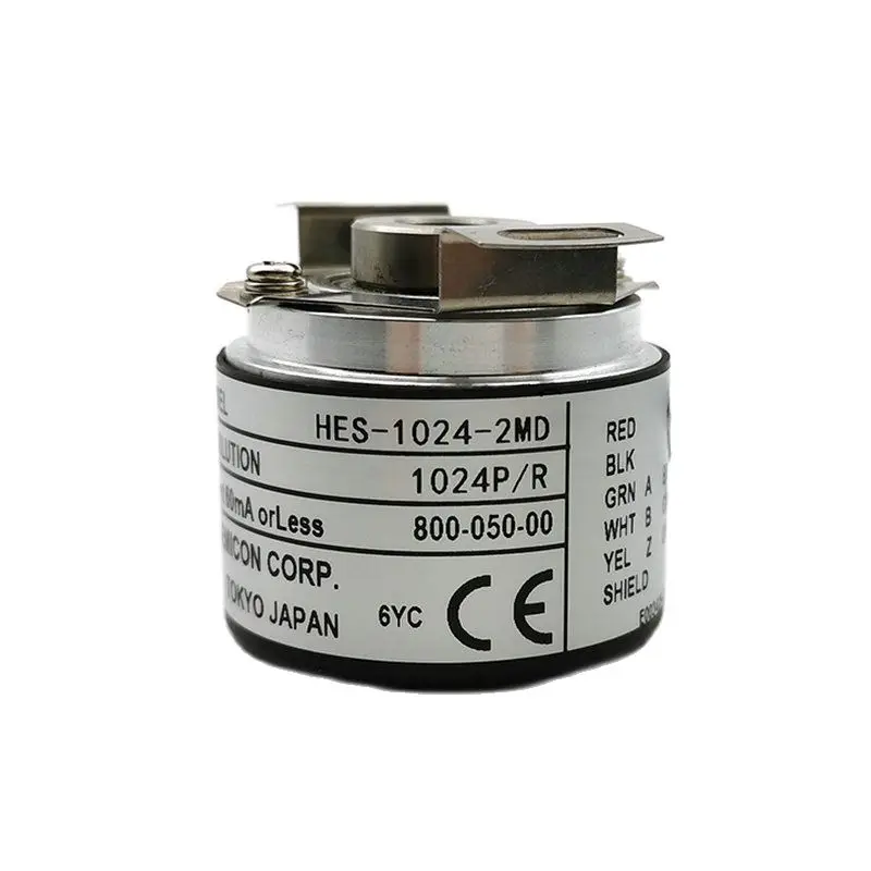 Encoder Measuring Wheel New NEMICON Encoder HES-02-2MD 2MHC 2MHT 6MM 8MM Hollow Shaft 2500PPR 1024PPR 1000PPR 360PPR Incremental Rotary Encoder