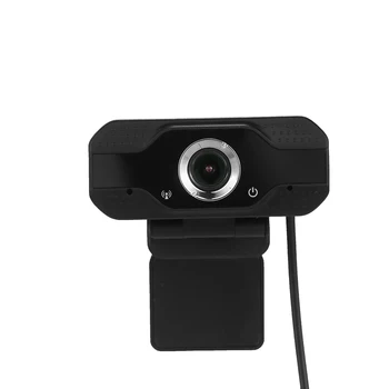 

USB Webcam 1080p HD 30fps Desktop Clip-On PC Laptop Web Camera with Microphone for Video for Windows 2000/XP/7/8/10/Android TV