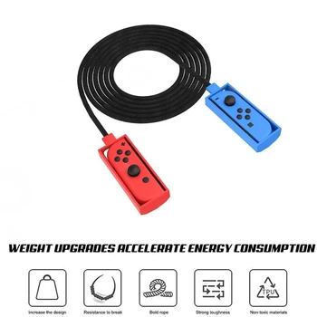 

Jump Skipping Ropes Adjustable Cable for Nintendo Switch Jump Rope Challenge Game JoyCon Controller Grips