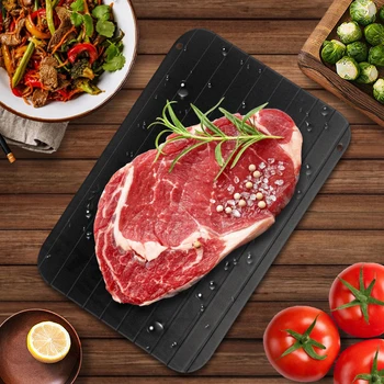 

Fast Defrosting Tray Thaw Frozen Food Meat Fruit Quick Defrosting Thawing Plate Board Defrost Kitchen Gadget Tool
