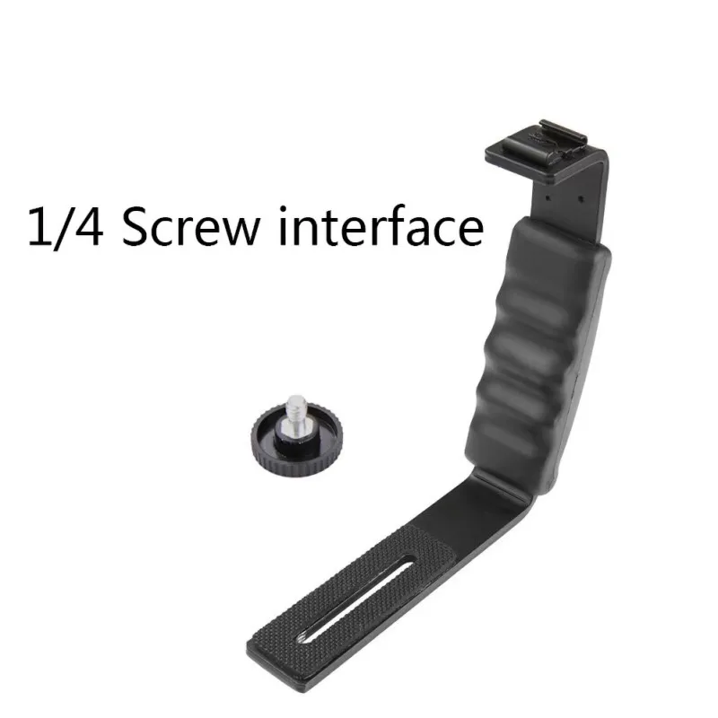 

Gimbal Accessories L Bracket Stand Handle Grip with Hot Shoe 1/4'' Screw for Zhiyun Crane 2 DJI Ronin S Weebill LAB Stabilizer