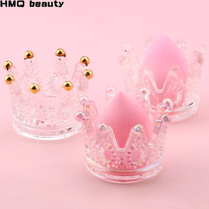 

1 Pcs Makeup Sponge Holder Storage Beauty Crown Makeup Sponge Support Egg Drying Cosmetic Puff Display Stand