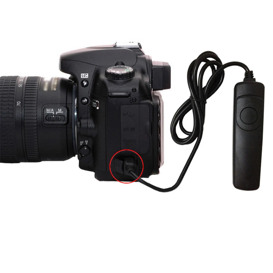RS60 Wired Remote Shutter Release Control RS-60E3 For Canon EOS 750D 700D 1100D 90D RS-80N3 MC-DC2
