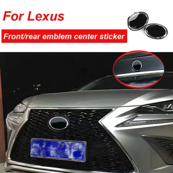 

Car Styling Modified L logo Mirror Crystal Front Grille Middle Trunk L Emblem sticker for Lexus HS IS 300 400 430 350 450 RX GS