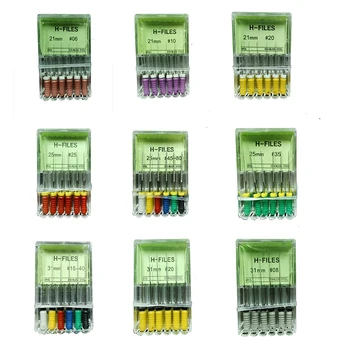 

5Box /Lot Dental Tools Root Cannal Endo H File 21mm 25mm 31mm Stainless Steel Endodontic Instruments Dentist Odontologia
